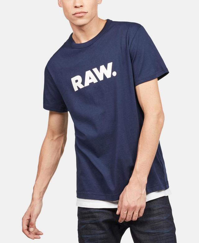 G-Star Raw Mens Holorn Raw Graphic Logo Crewneck T-Shirt Product Image