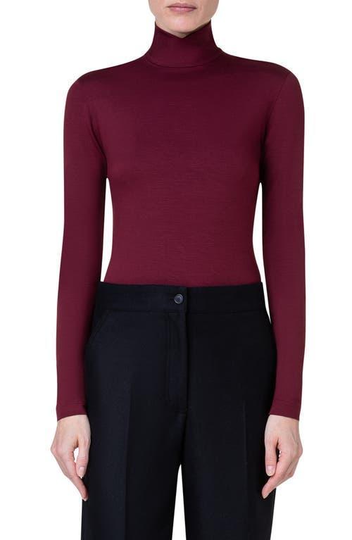 Akris punto Stretch Jersey Turtleneck Top Product Image