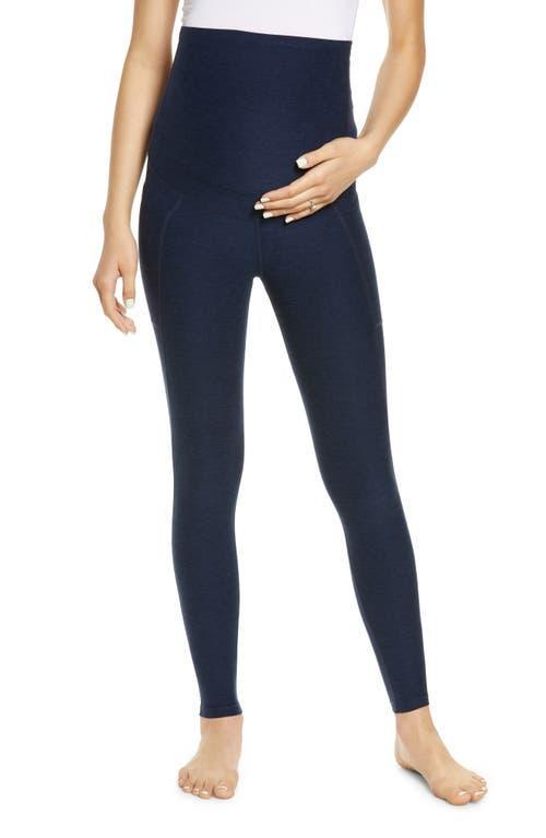 Beyond Yoga Maternity Spacedye Out of Pocket High-Waisted Midi Leggings (Nocturnal ) Women's Casual Pants Product Image