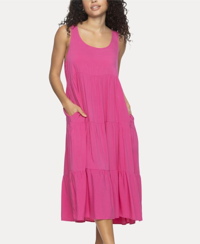 Felina Womens Isabelle Midi Flowy Dress Product Image