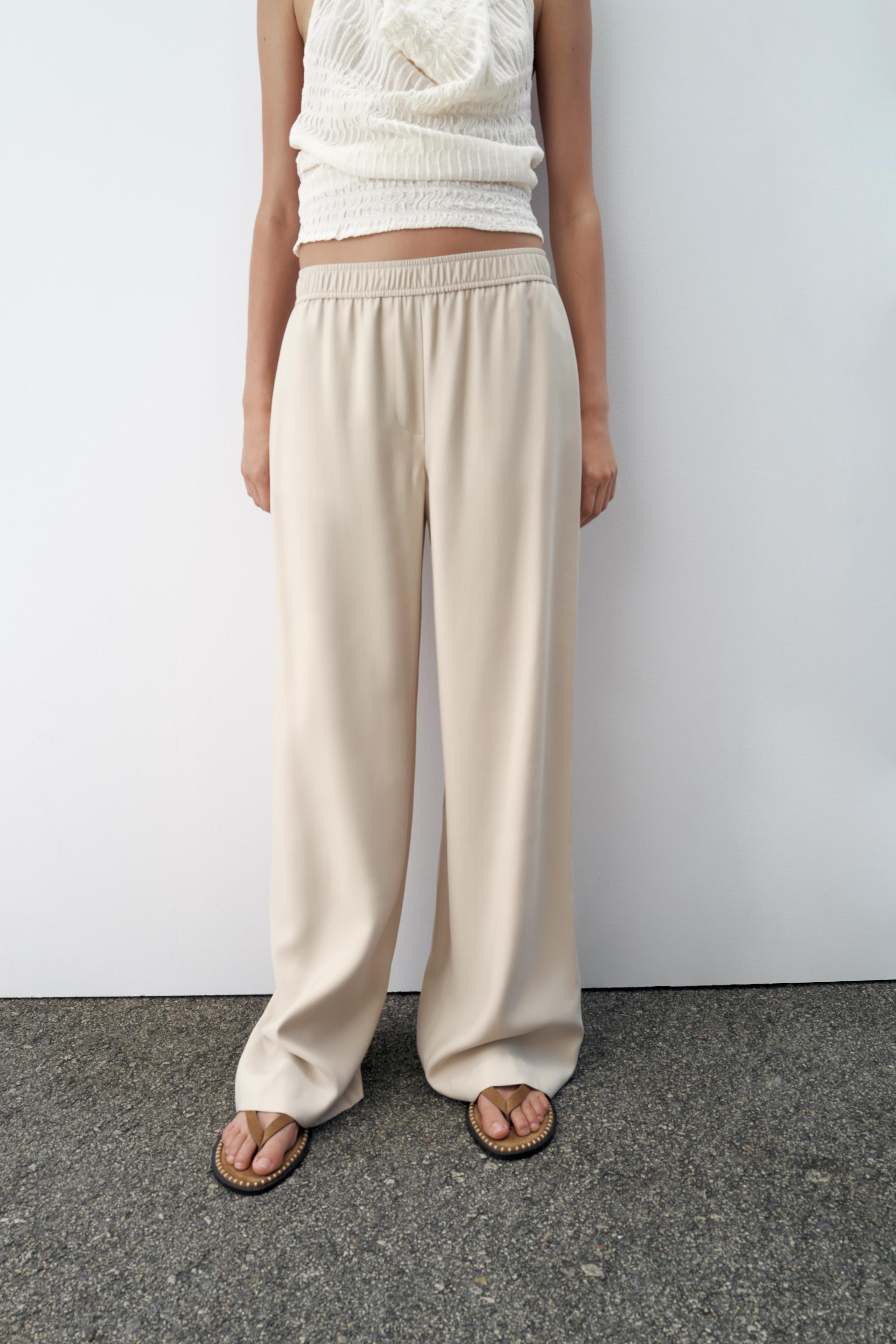 FLOWY WIDE LEG PANTS Product Image