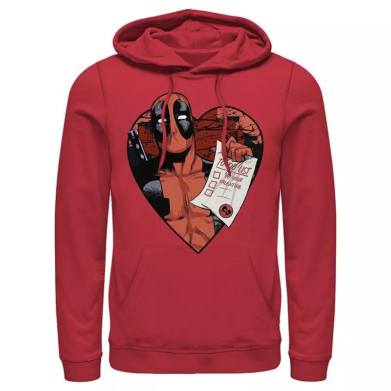 Marvels Deadpool Valentines To Do List Mens Graphic Hoodie Product Image