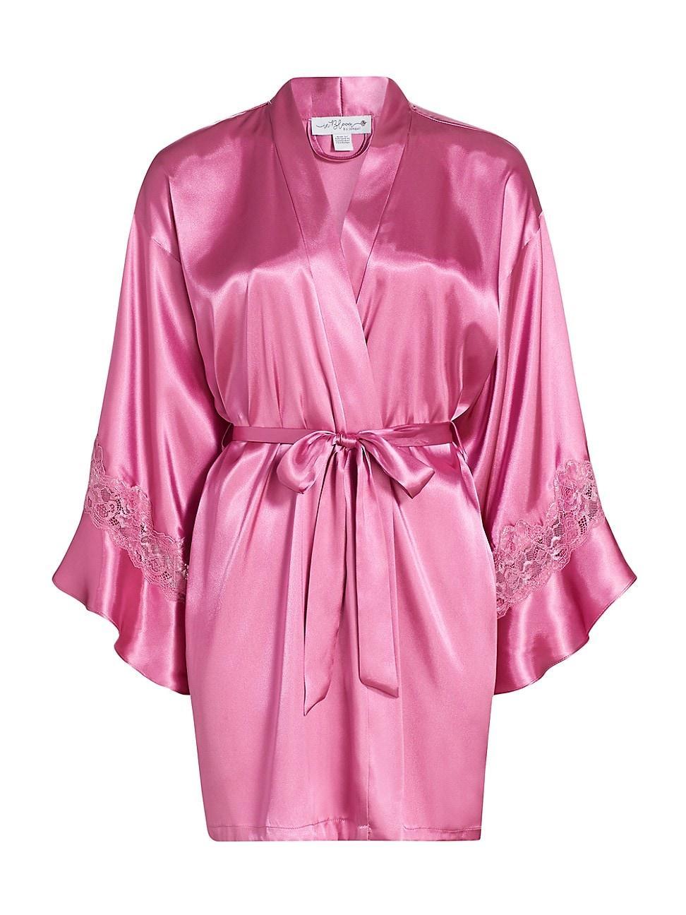 Womens Joelle Satin Wrap Robe Product Image