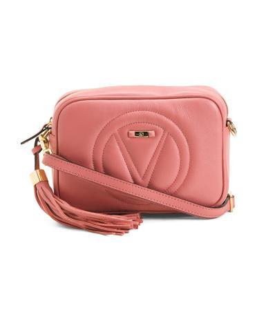 Leather Mia Signature Crossbody for Women Product Image