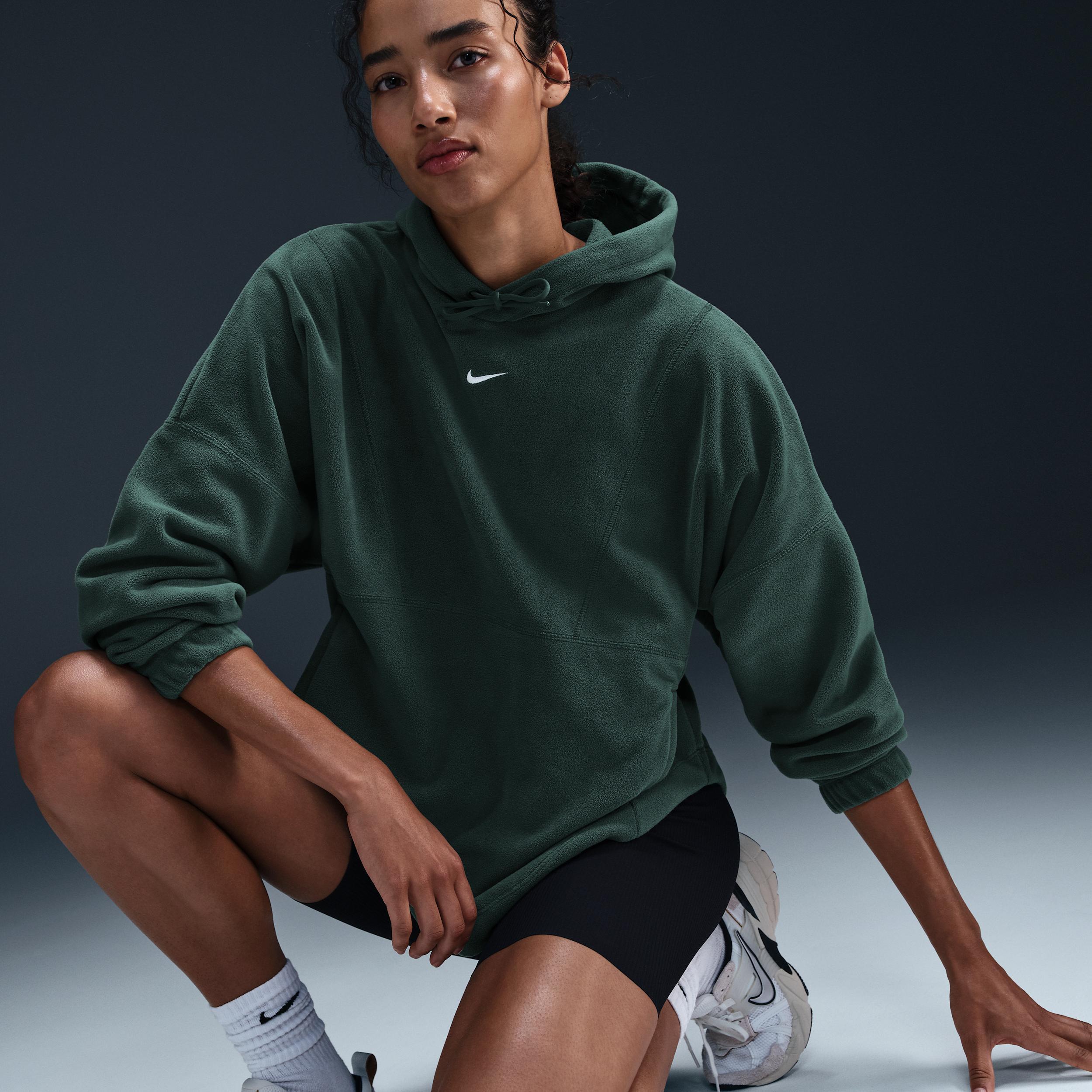 Nike Women's One Oversized Therma-FIT Pullover Fleece Hoodie Product Image