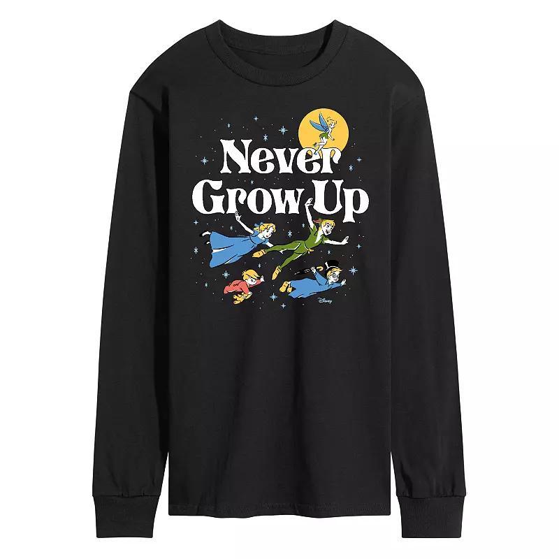 Disneys Peter Pan Mens Never Grow Up Long Sleeve Product Image