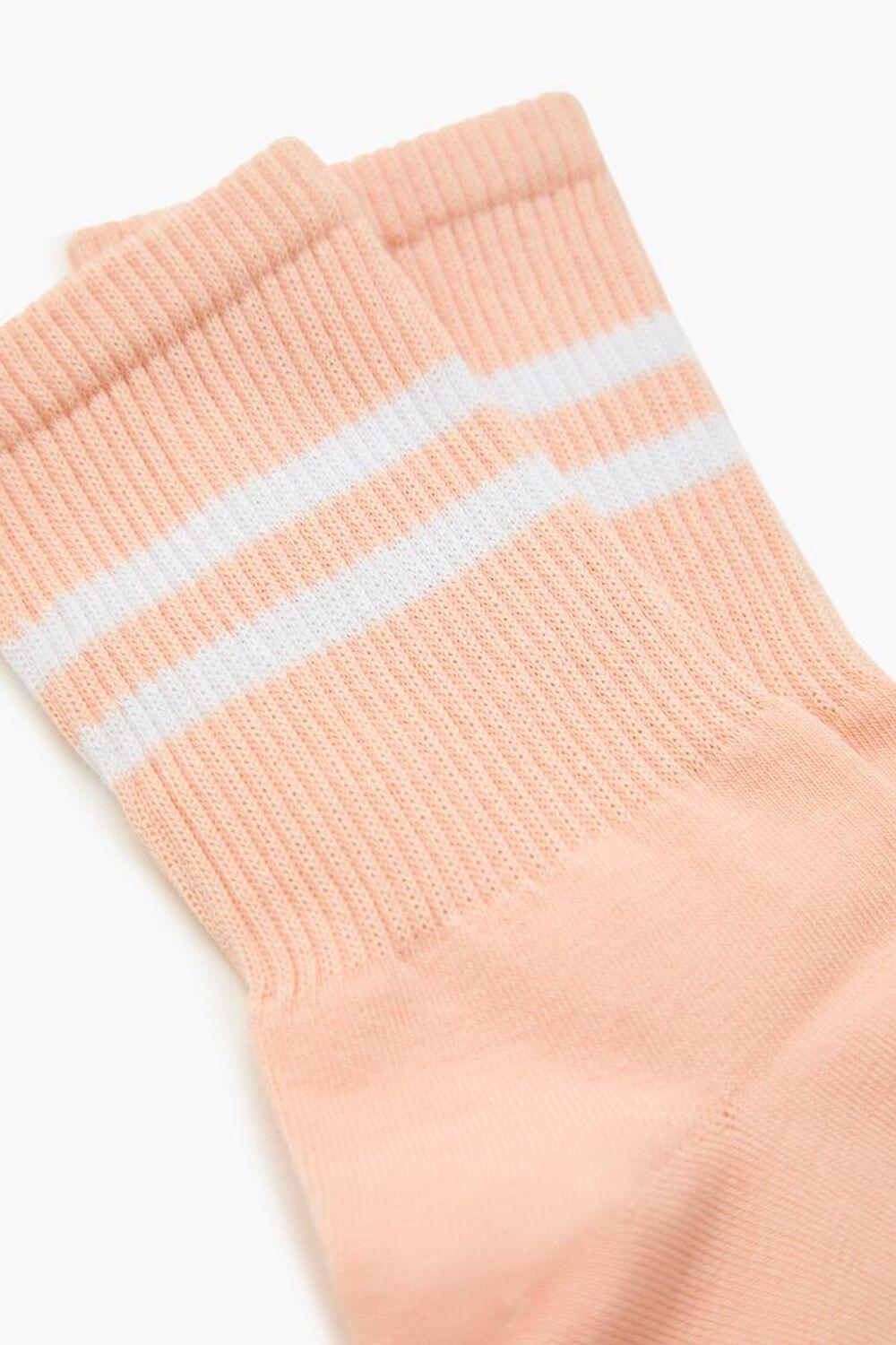 Varsity-Striped Crew Socks | Forever 21 Product Image