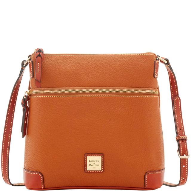 Dooney & Bourke Womens Pebble Grain Crossbody Leather Shoulder Bag in Red Product Image