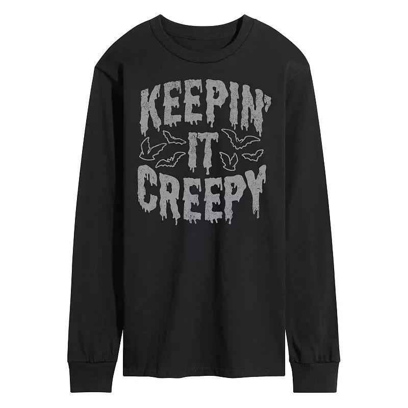 Mens Keepin It Creepy Long Sleeve Graphic Tee Product Image