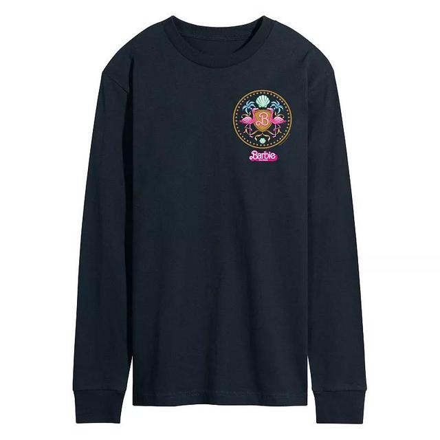 Mens Barbie Theatrical Crest Long Sleeve Blue Product Image