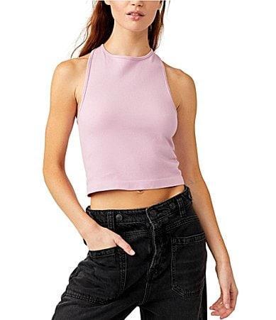 Free People Hayley Crew Neck Racerback Knit Sleeveless Tank product image