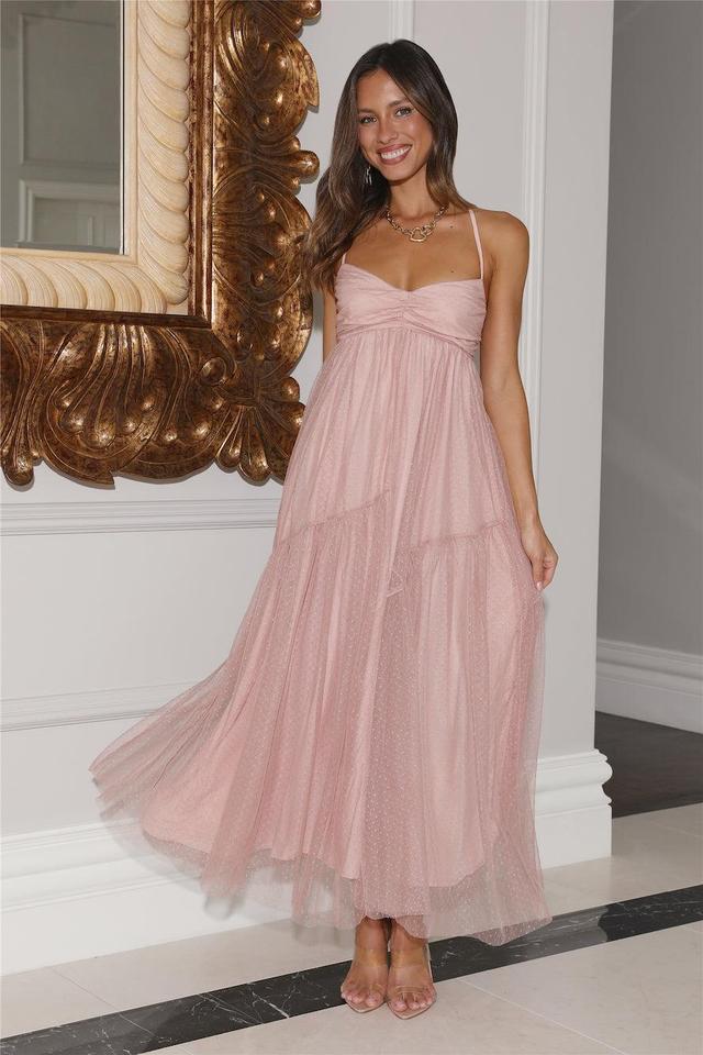 Feature Me Midi Dress Blush Product Image