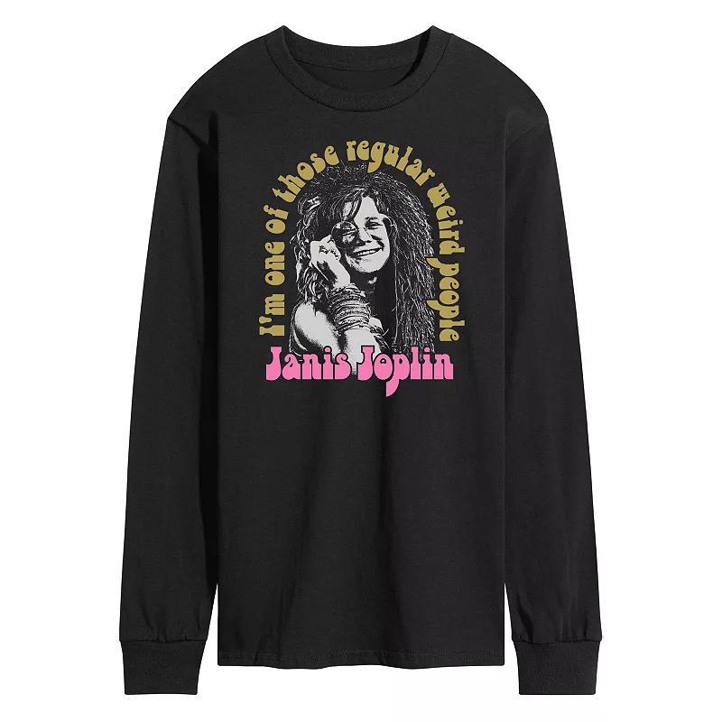 Mens Janis Joplin Weird People Long Sleeve Tee Product Image