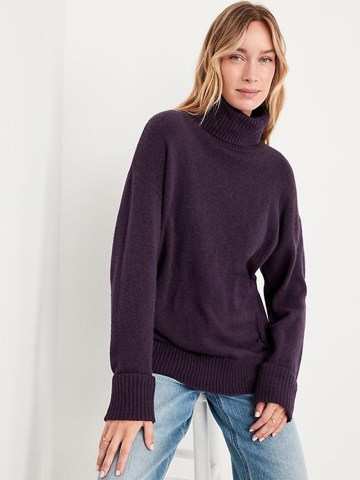 SoSoft Turtleneck Tunic Sweater Product Image