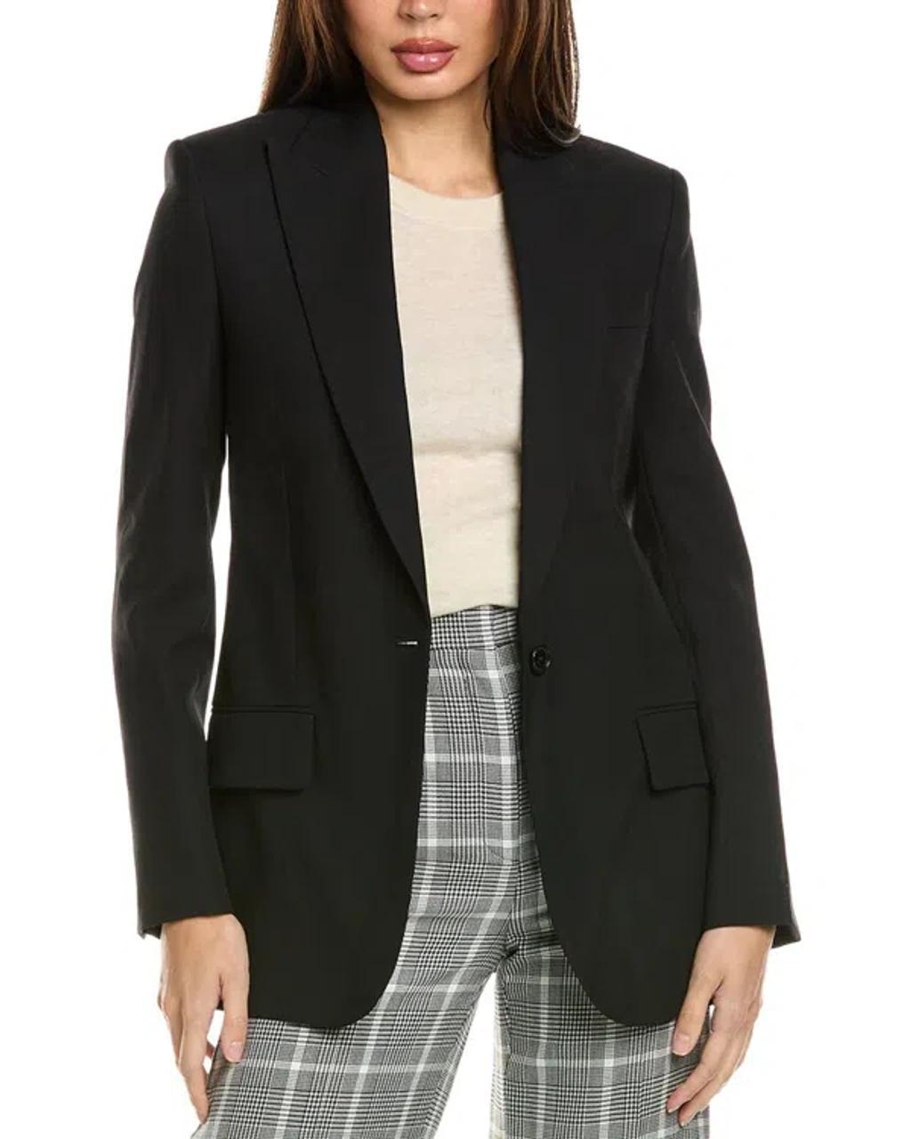 Wool Jacket In Black Product Image