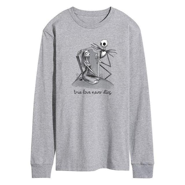 Disneys Nightmare At Christmas Mens True Love Long Sleeve Graphic Tee Product Image