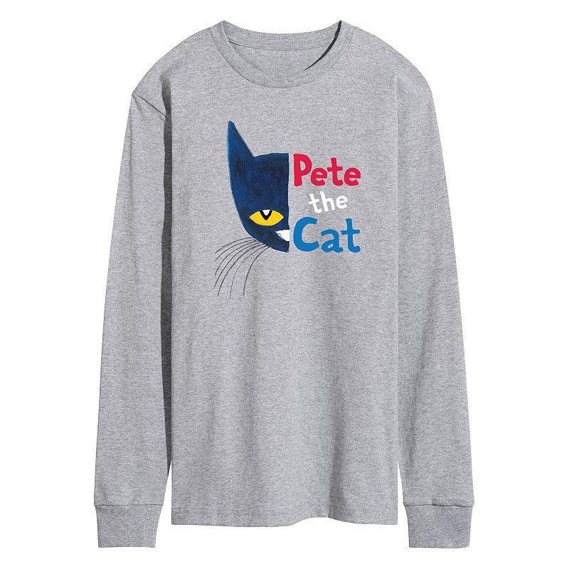 Mens Pete The Cat Half Face Tee Product Image