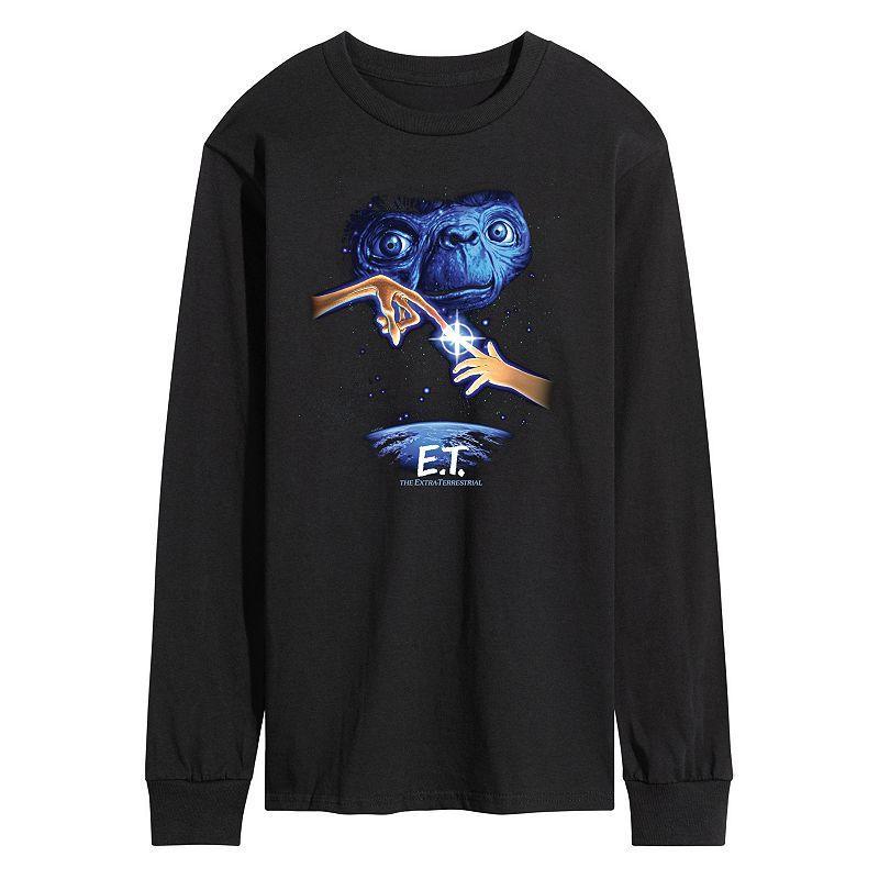 Mens ET Earth Long Sleeve Tee Black Product Image