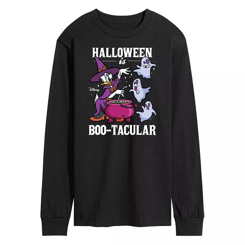 Disneys Mickey Mouse & Friends Daisy Duck Mens Halloween Is Boo-Tacular Long Sleeve Graphic Tee Product Image