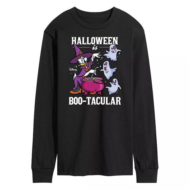 Disneys Mickey Mouse & Friends Daisy Duck Mens Halloween Is Boo-Tacular Long Sleeve Graphic Tee Product Image