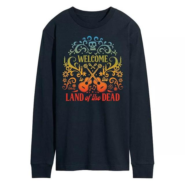 Mens Disney / Pixars Coco Welcome To Land Tee Blue Product Image