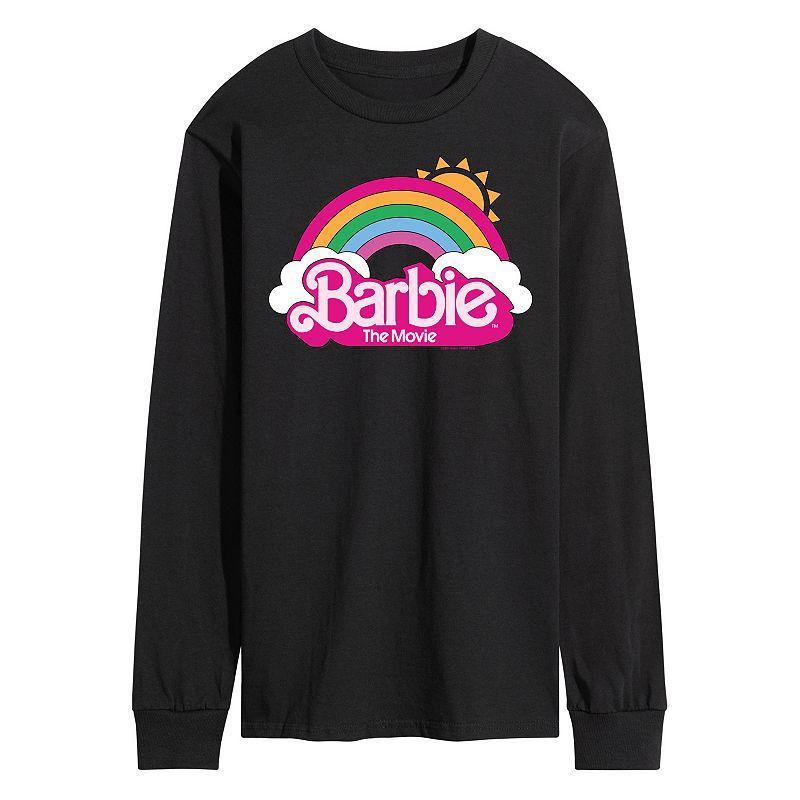 Mens Barbie Theatrical Logo Long Sleeve Graphic Tee Product Image