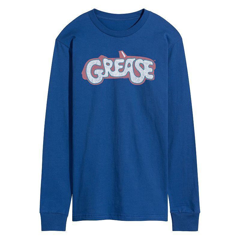 Mens Grease Logo Long Sleeve Tee Product Image