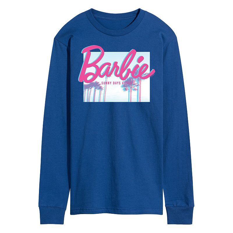 Mens Barbie Dream Summer Sunny Days Long Sleeve Blue Product Image