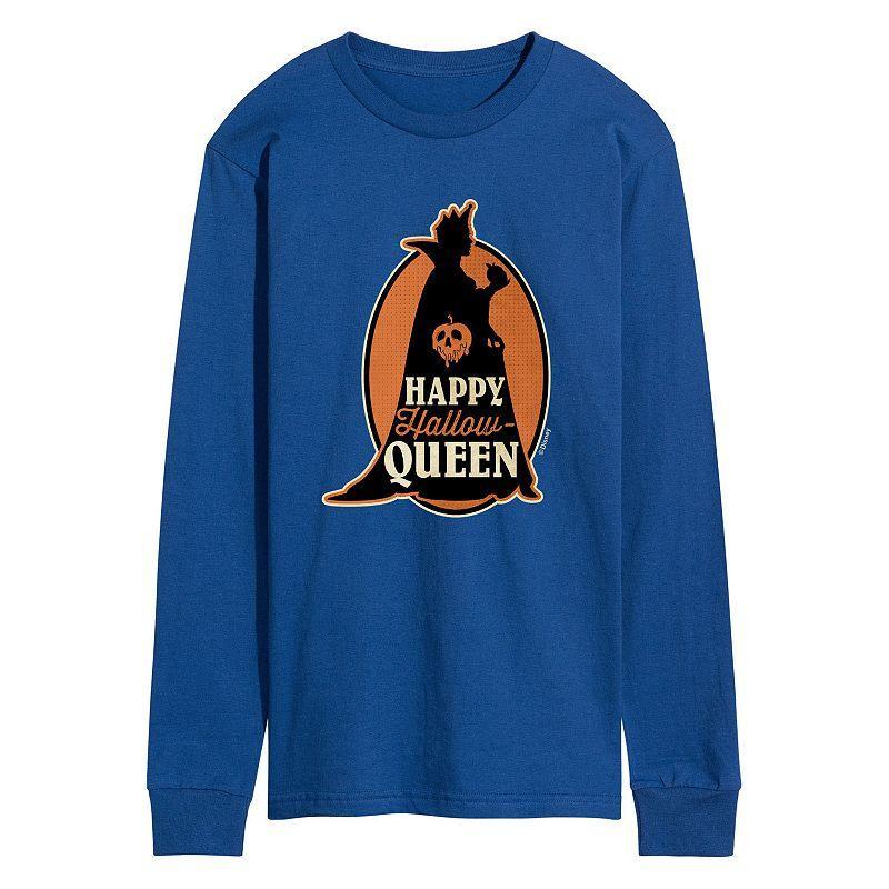 Mens Hot Wheels Spooky Ride Long Sleeve Graphic Tee Med Blue Product Image