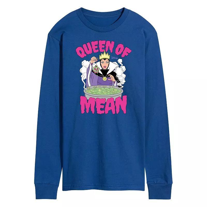 Disneys Villains Big & Tall Queen Of Mean Long Sleeve, Mens Med Blue Product Image