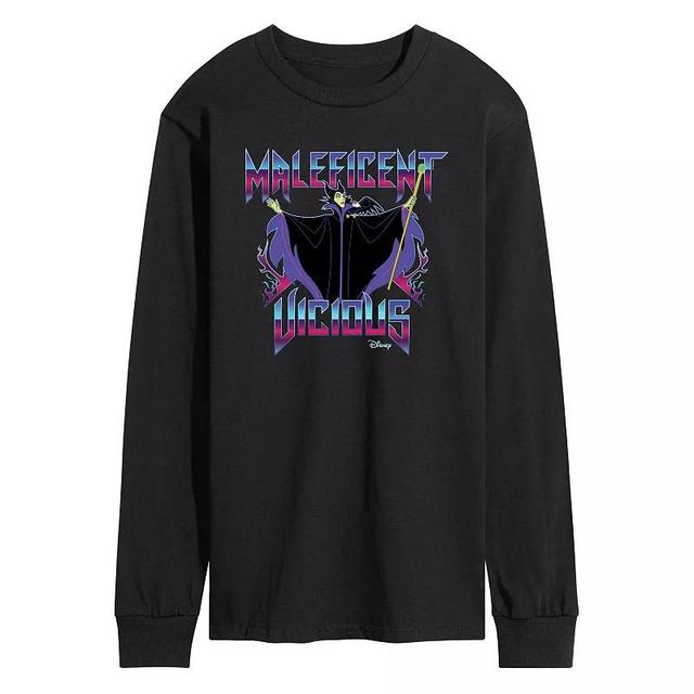 Disney Villains Maleficent Mens Vicious Long Sleeve Graphic Tee Product Image