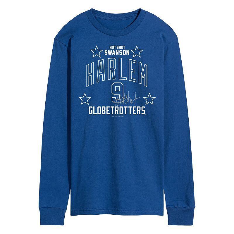 Mens Harlem Globetrotters Hot Shot Swanson 9 Long Sleeve Tee Product Image