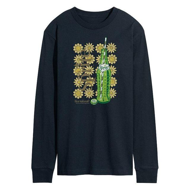 Mens Sprite Bottle Daisy Long Sleeve Graphic Tee Product Image