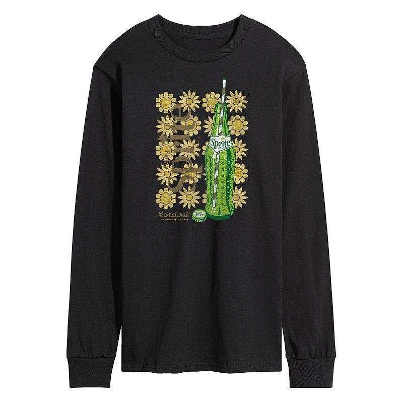 Mens Sprite Bottle Daisy Long Sleeve Graphic Tee Product Image