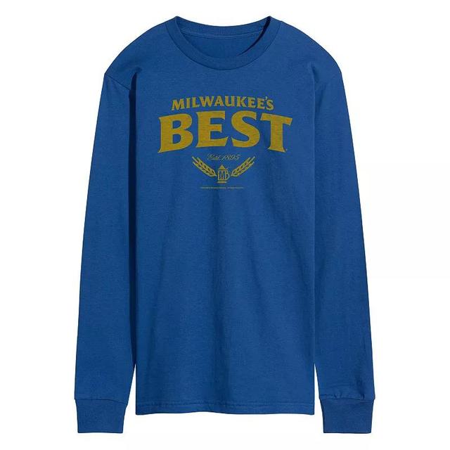 Mens Milwaukees Best Distressed Logo Long Sleeve Graphic Tee Product Image