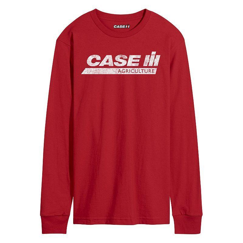 Mens Case IH Logo Distressed Long Sleeve Product Image