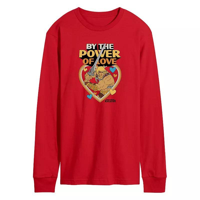 Mens Masters Of The Universe Power Of Love Long Sleeve Graphic Tee Product Image