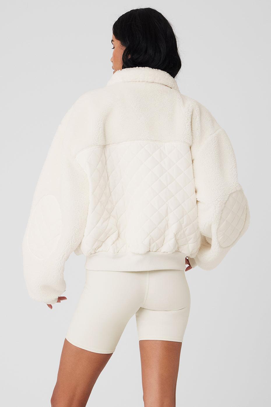 Sherpa Edge Bomber - Ivory Female Product Image