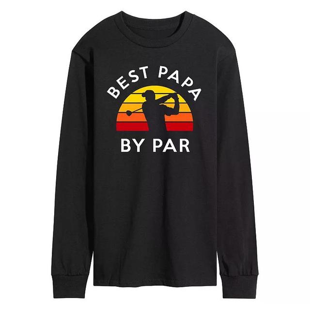 Mens Best Papa By Par Golf Graphic Tee Product Image