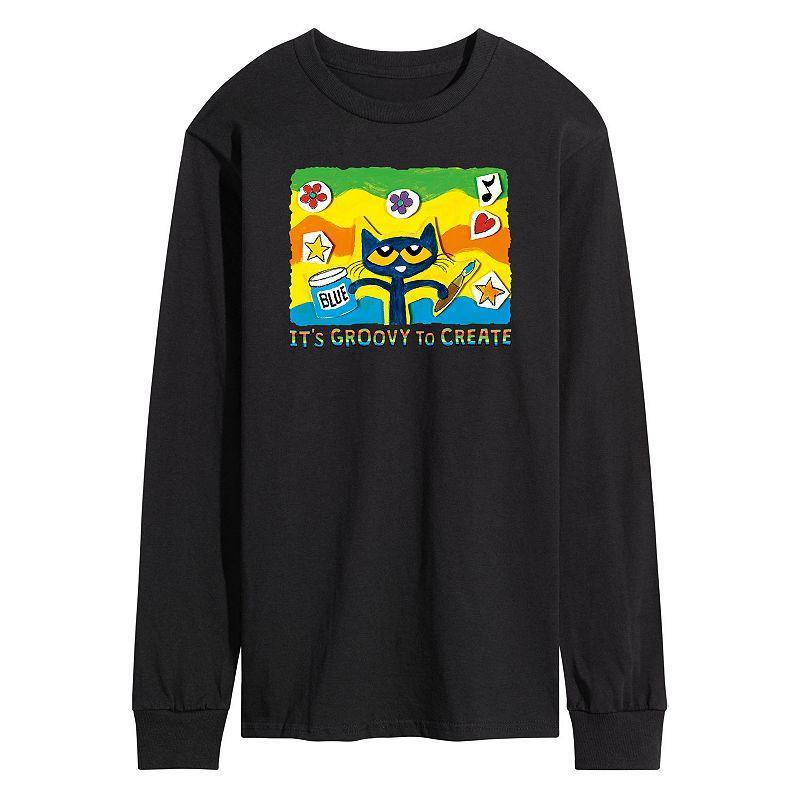 Mens Pete The Cat Groovy Create Tee Product Image