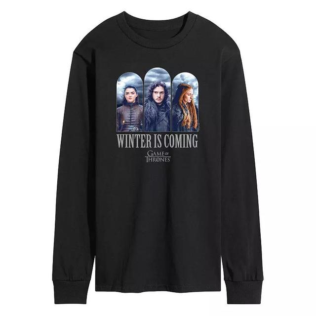 Mens Game Of Thrones Winter Is Coming Long Sleeve Graphic Tee Product Image