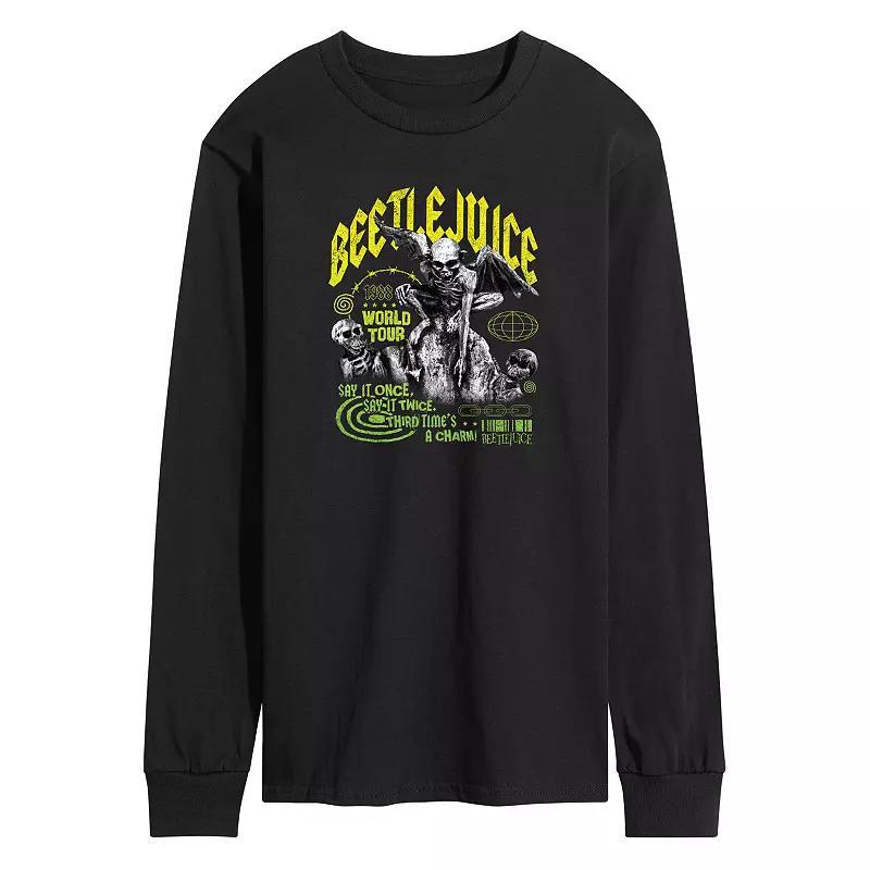 Mens Beetlejuice 1988 World Tour Long Sleeve Graphic Tee Product Image