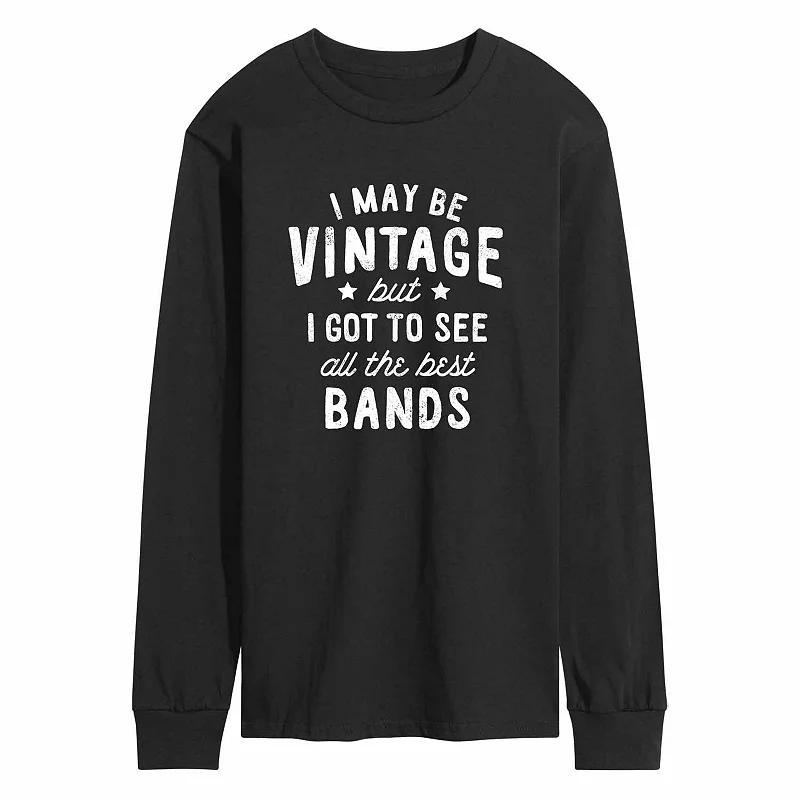 Mens Vintage Best Bands Tee Black Product Image