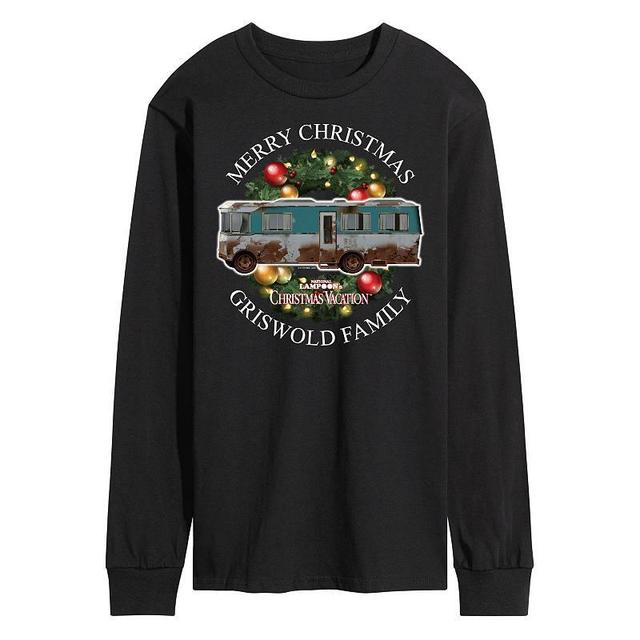 Mens National Lampoons Christmas Vacation Merry Christmas Long Sleeve Graphic Tee Product Image