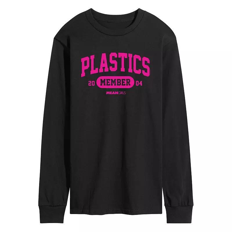 Mens Mean Girls Plastics Member Long Sleeve Graphic Tee Product Image