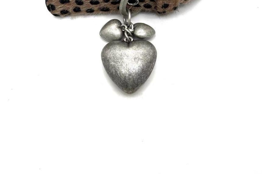 Heart Pendant Buckled Choker Product Image