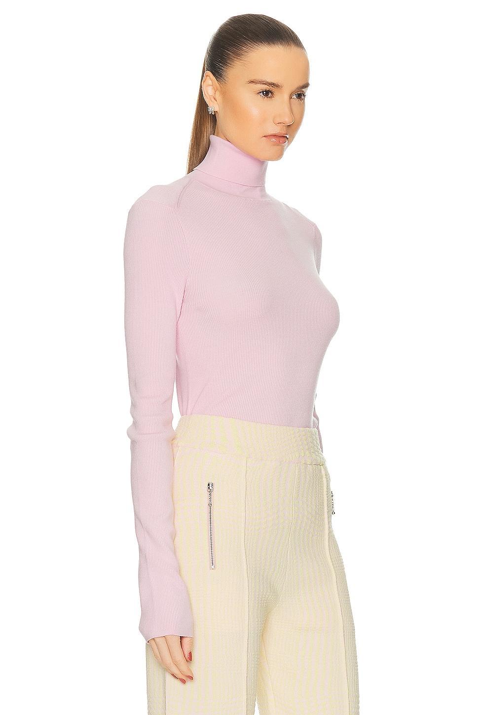 Burberry Turtleneck Sweater in Cameo - Pink. Size XS (also in ). Product Image