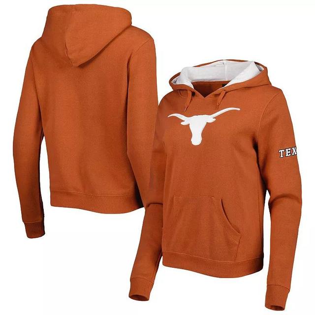 Womens Colosseum Texas Orange Texas Longhorns Big Logo Pullover Hoodie Product Image