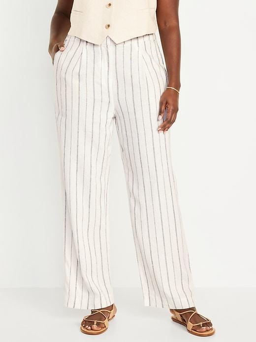 Extra High-Waisted Wide-Leg Taylor Pants Product Image