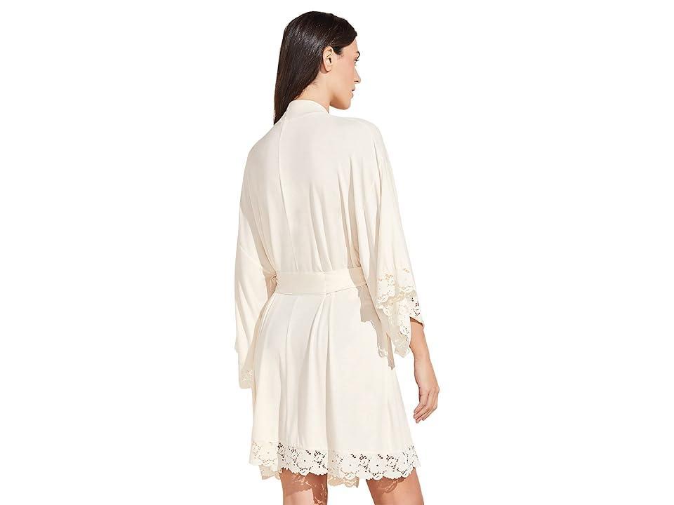 Eberjey Naya - The Mademoiselle Kimono Robe (Ivory) Women's Pajama Product Image